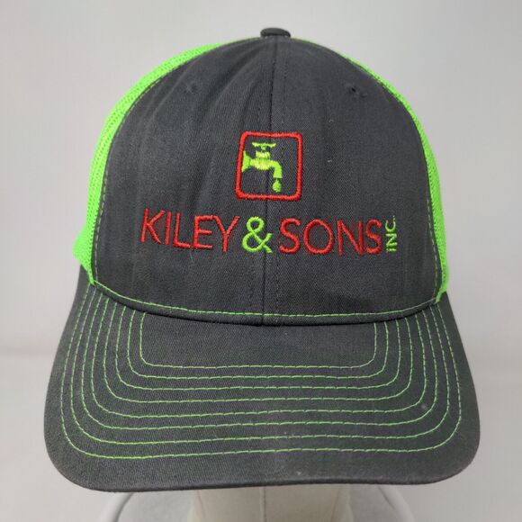 Kiley & Sons Inc. Snapback Mesh Back Trucker Hat Multi One Size Richardson - Picture 2 of 9